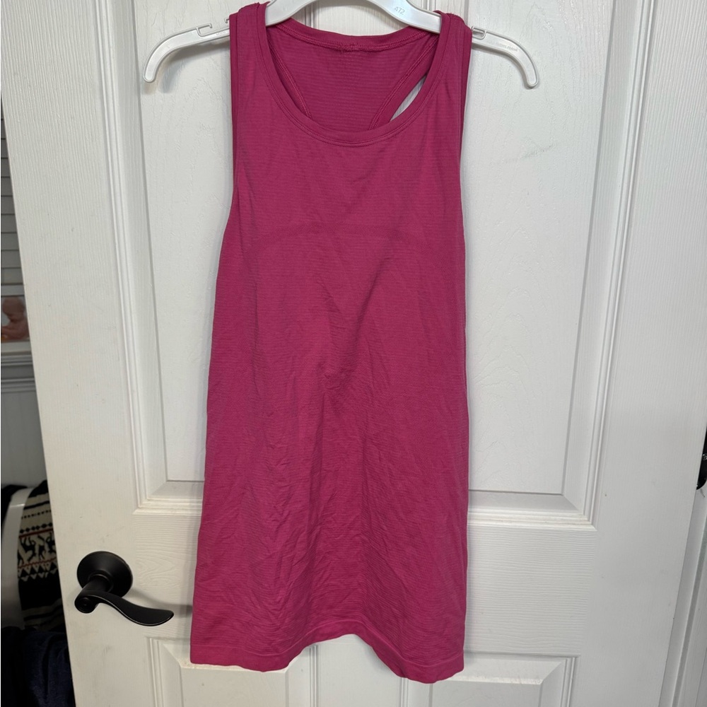 Lululemon Razorback Fuchsia Tank Top